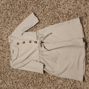 Copper key neutral color dress toddler girls